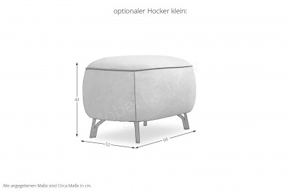1454 von Himolla - Polstergarnitur Ausführung rechts rose