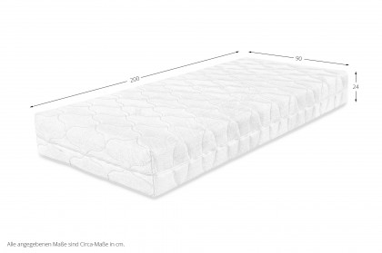 Arella-Dream-Senior von Ahorn - Kaltschaum-Matratze H3 mit stabiler Sitzkante