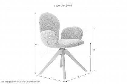 Round von SCHÖNER WOHNEN - Esstisch Wildeiche hell soft gebürstet & geölt