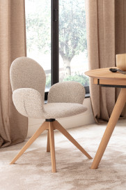 Round von SCHÖNER WOHNEN - Esstisch Wildeiche hell soft gebürstet & geölt