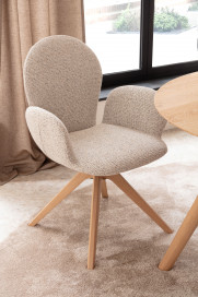 Round von SCHÖNER WOHNEN - Esstisch Wildeiche hell soft gebürstet & geölt