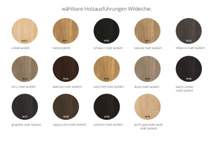 Altera von Mobitec - Esstisch in Eiche tobacco matt lackiert