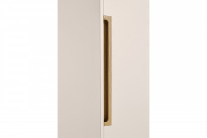 Stiene von Paidi - Schiebetürenschrank 2T1S cashmere-beige - Eiche massiv