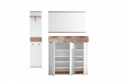 Montello von MCA - Garderobe in Soft White und Viking Oak
