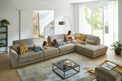 ZE-EM24138 von Zehdenick - Polstergarnitur Variante rechts mandel