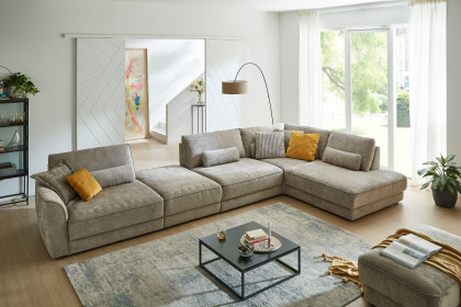 ZE-EM24138 von Zehdenick - Polstergarnitur Variante rechts mandel