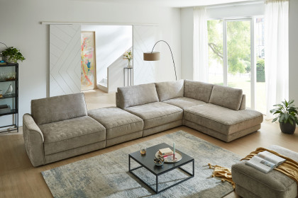 ZE-EM24138 von Zehdenick - Polstergarnitur Variante rechts mandel