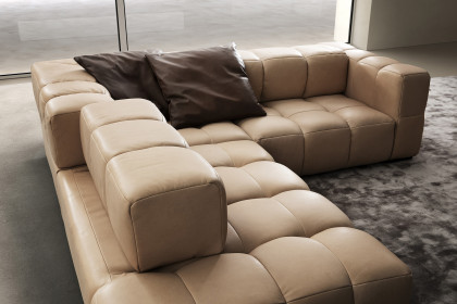 Lucy-LE24 von designwerk - Eckgarnitur rechts beige