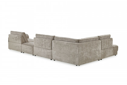 ZE-EM24138 von Zehdenick - Polstergarnitur Variante links mandel