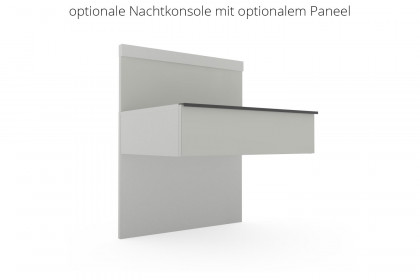 San Antonio von Musterring - Ehebett champagner - Polster basaltgrau