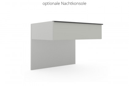 San Antonio von Musterring - Ehebett champagner - Polster basaltgrau