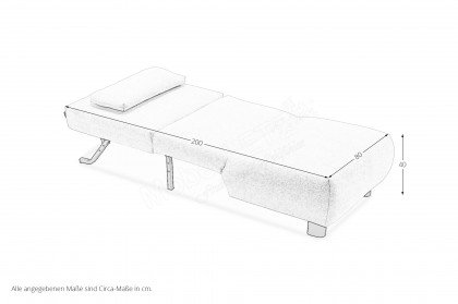 Minou von ell+ell - Faltsessel beige