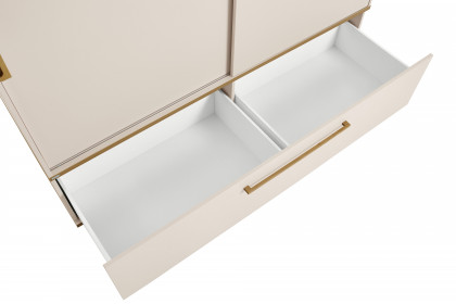 Stiene von Paidi - Babyzimmer mit Schiebetürenschrank beige - Eiche massiv