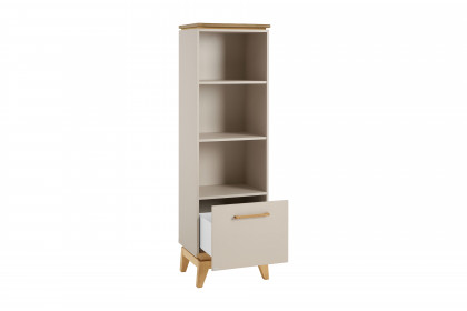 Stiene von Paidi - Babyzimmer mit Schiebetürenschrank beige - Eiche massiv