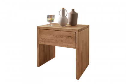 BE-0828 von GK Möbelvertrieb - Nachtkommode Wildeiche mit 1 Schubkasten