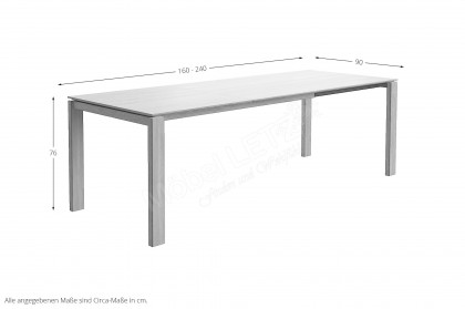 Altera von Mobitec - Esstisch mit Auszugsfunktion