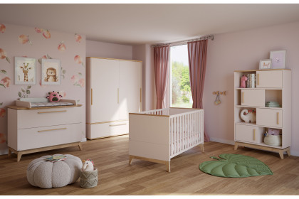 Stiene von Paidi - Babyzimmer-Einrichtung cashmere-beige & Eiche massiv