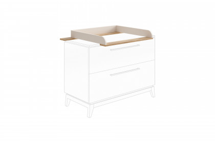 Stiene von Paidi - Babyzimmer-Einrichtung cashmere-beige & Eiche massiv
