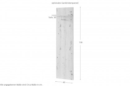 Bari von Innostyle - Garderobenset in Schilfgrün matt/ Artisan Eiche