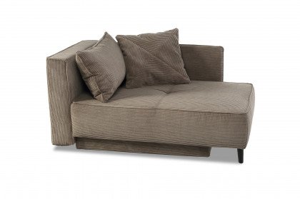 Rex-Sleep von Job - Schlafsofa in Taupe mit Bettkasten