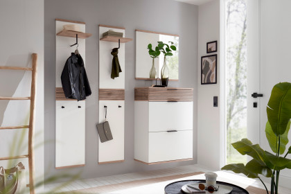 Montello von MCA - Garderobe soft white/ Viking Oak