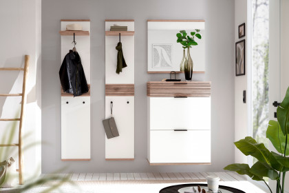 Montello von MCA - Garderobe soft white/ Viking Oak