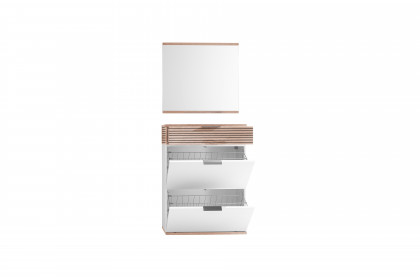 Montello von MCA - Garderobe soft white/ Viking Oak