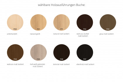 Lotus-dining von Mobitec - Stuhl mit Holzgestell