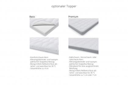 Milano von COTTA - Boxspringbett olive