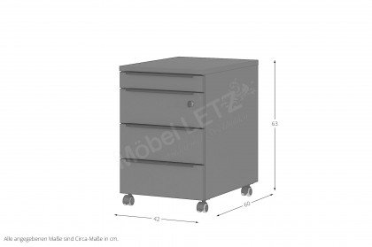 GW-Mailand von Germania - Rollcontainer mit Schloss