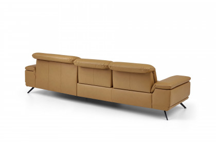 PN-EM19074 von Polinova - Ledergarnitur Ausführung rechts kurkuma