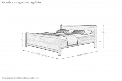 Valencia von Wiemann - Schlafzimmer Steineiche Nachbildung