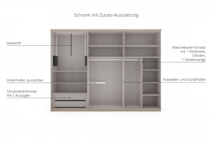 Valencia von Wiemann - Schlafzimmer Steineiche Nachbildung