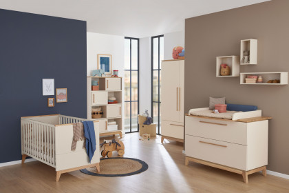 Stiene von Paidi - Einrichtung für das Babyzimmer beige & Eiche massiv