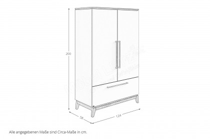 Stiene von Paidi - Babyzimmer 4-teilig: Schrank Bett, Kommode, Wickelaufsatz