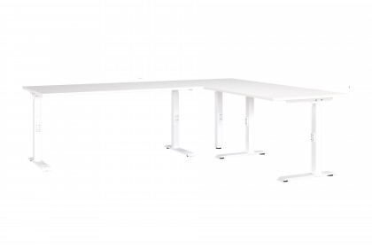 GW-Mailand von Germania - Eckschreibtisch in Weiß