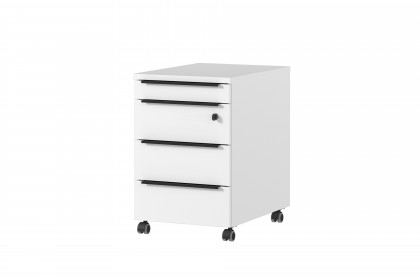 GW-Mailand von Germania - Eckschreibtisch in Weiß