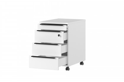 GW-Mailand von Germania - Eckschreibtisch in Weiß