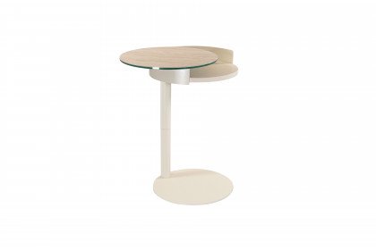 Merkur K444 von Ronald Schmitt - Beistelltisch in Perlweiß