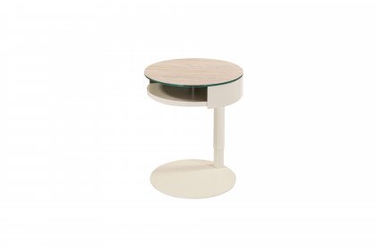 Merkur K444 von Ronald Schmitt - Beistelltisch in Perlweiß