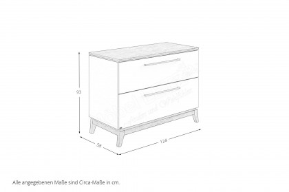 Stiene von Paidi - Schubladenkommode cashmere-beige - Eiche massiv