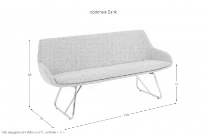 Cross von SCHÖNER WOHNEN - Esstisch Wildeiche hell geölt