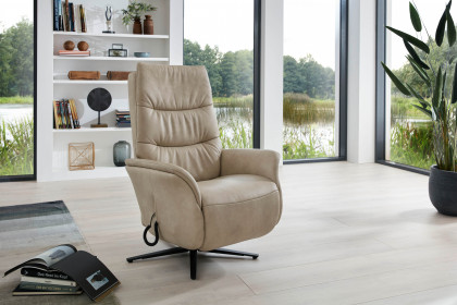 7091 von Himolla - Massagesessel elfenbein