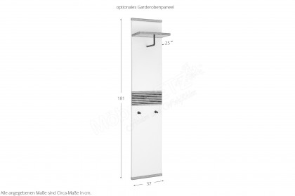 Montello von MCA - Garderobe Viking Oak/ soft white