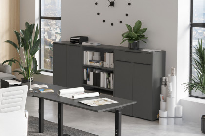 GW-Mailand von Germania - Highboard in Graphit