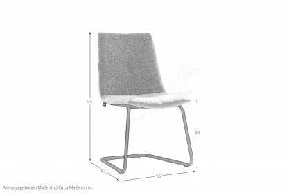 Swing von SCHÖNER WOHNEN - Schwingstuhl in Grau