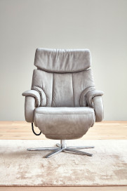 7717 von Himolla - Relaxsessel grau