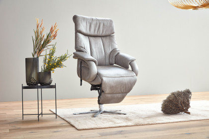 7717 von Himolla - Relaxsessel grau