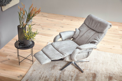 7717 von Himolla - Relaxsessel grau