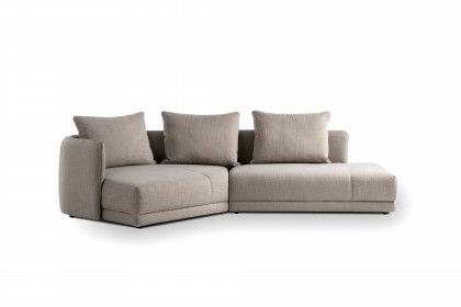 New York von designwerk - Eckcouch links taupe